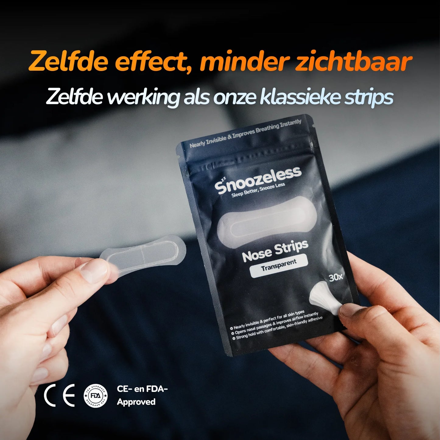 Translucent Nose Strips - For Sleep & Sports