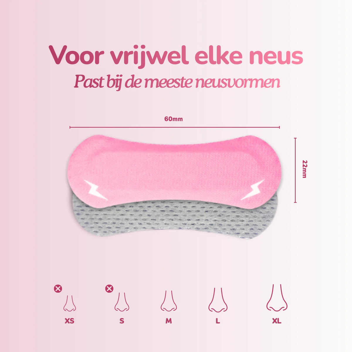 Sport Nasal Strips - Sweat-Resistant | Pink