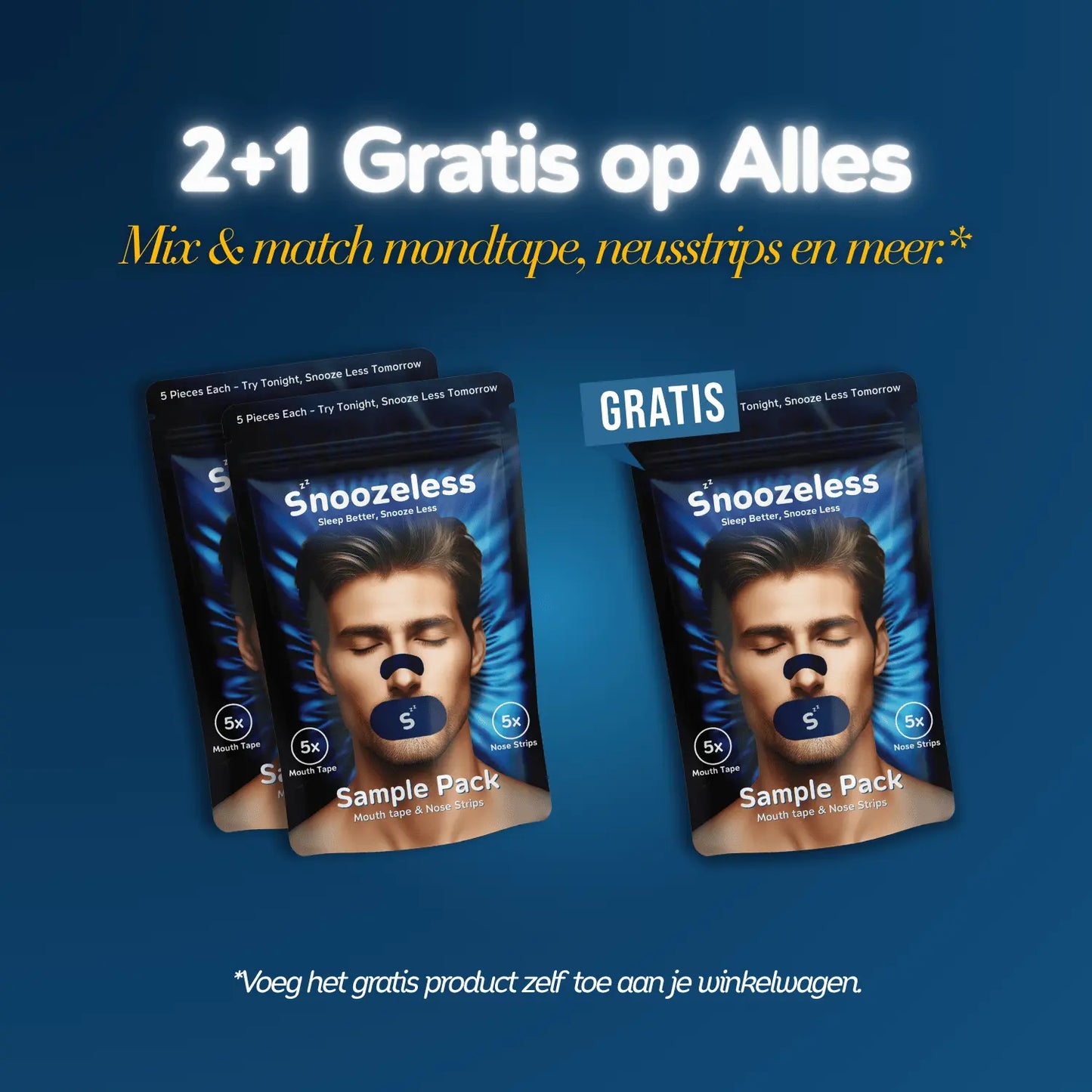 Test package - Mouth tape & Nasal strips