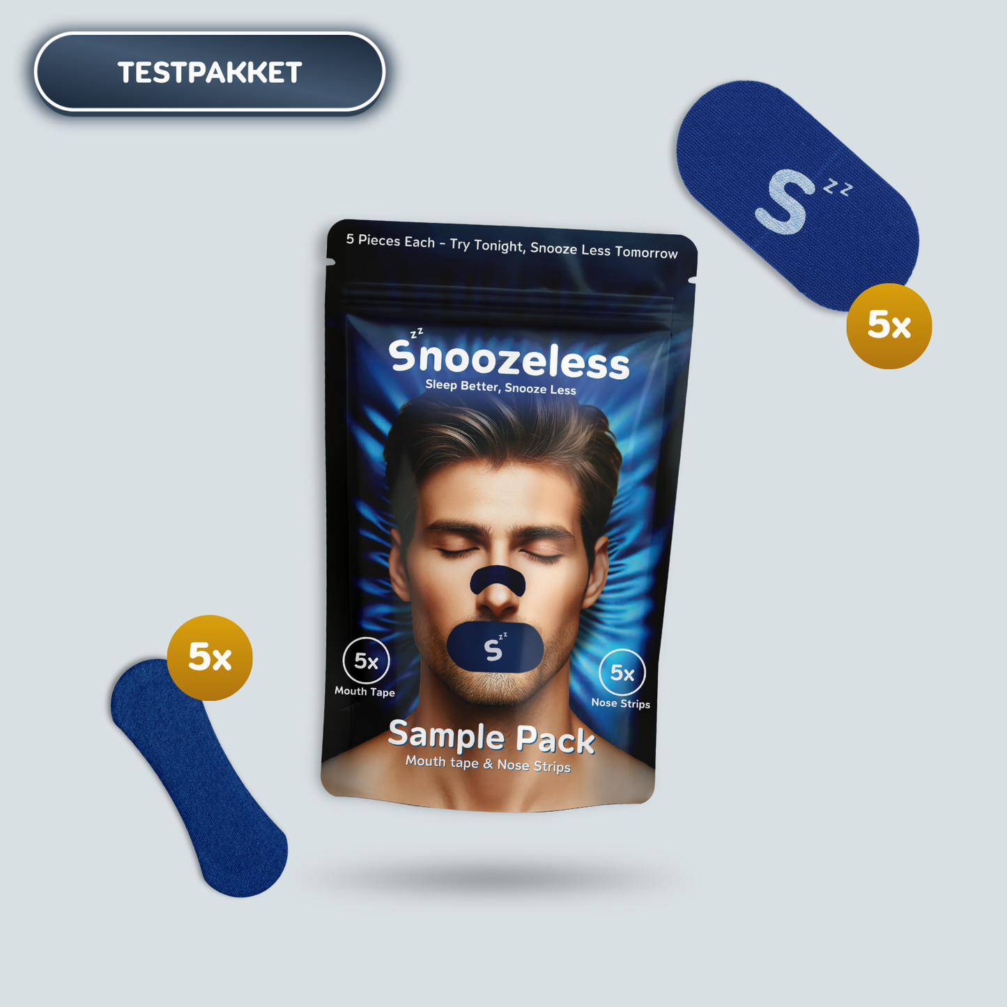 Test package - Mouth tape & Nasal strips