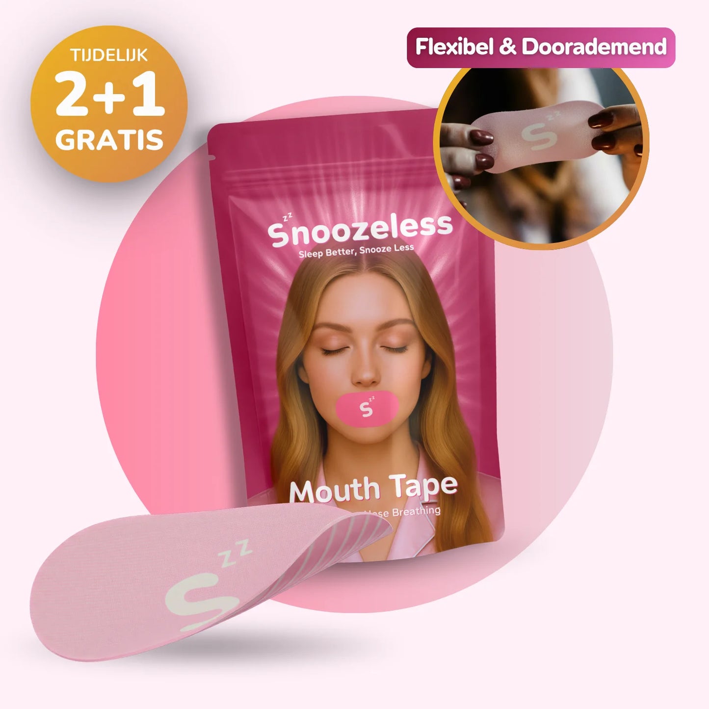 Classic Mondtape - Pink