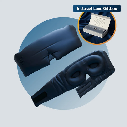 3D Silk Sleep Mask - Midnight Navy