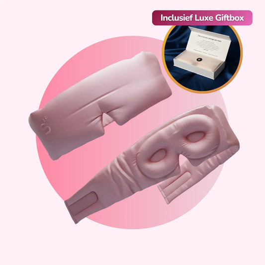3D Silk Sleep Mask - Soft Pink