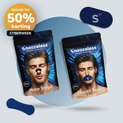 Deep Sleep Duo - Mouth Tape & Nose Strips - Blue