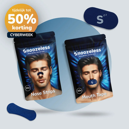 Deep Sleep Duo - Mouth Tape & Nose Strips - Blue