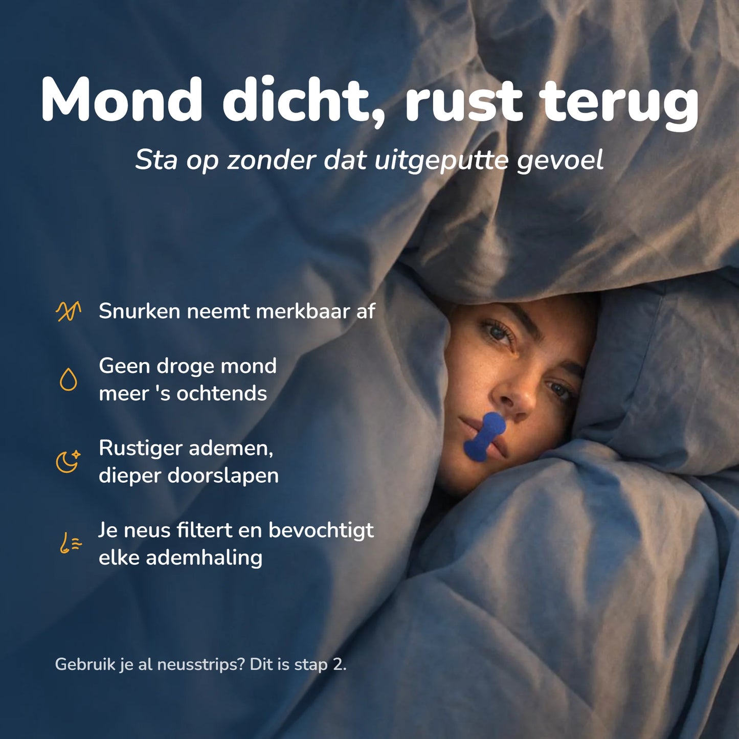 Mondtape Mini - Subtiele Support die Blijft Zitten