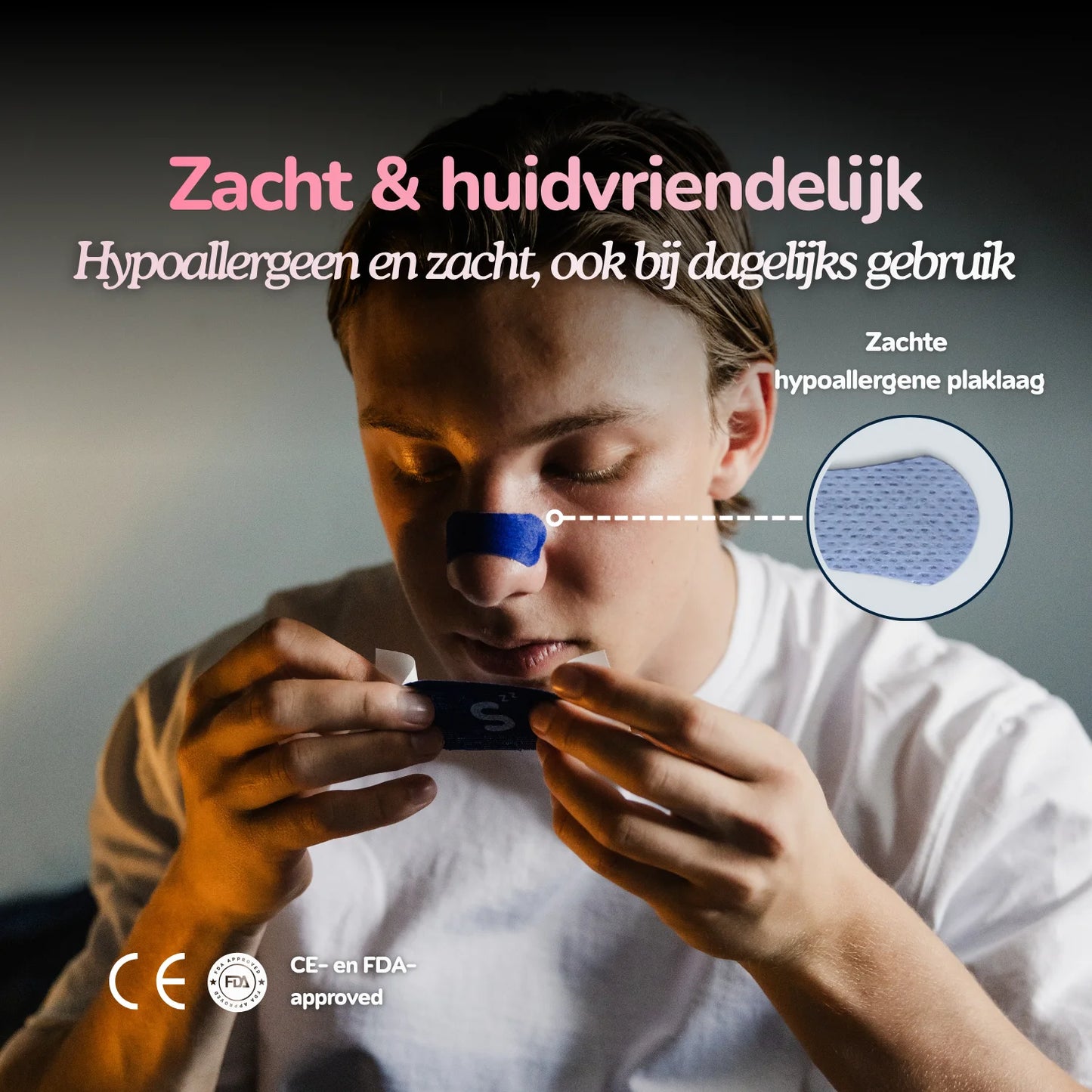 Deep Sleep Duo - Mondtape & Neusstrips - Roze