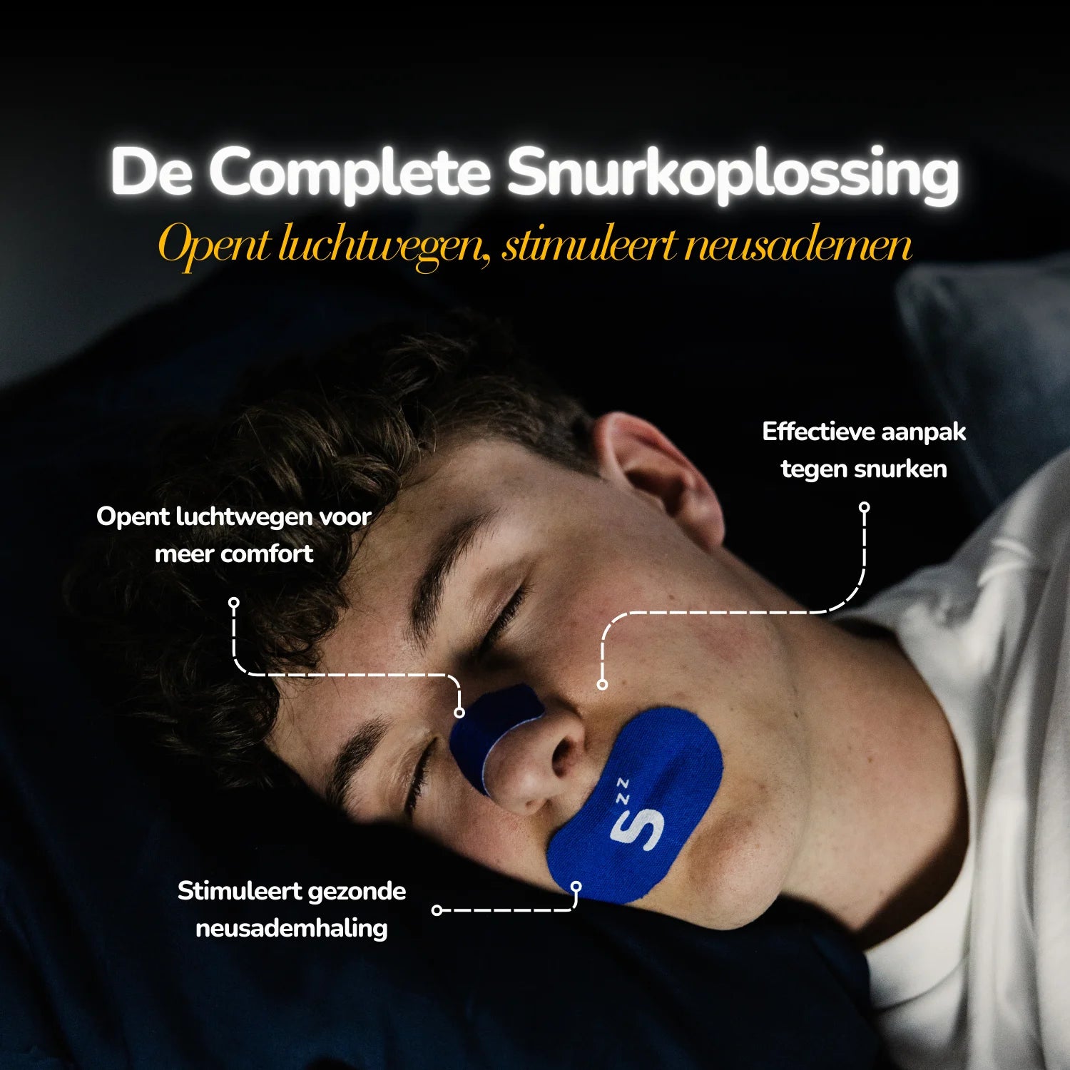 Deep Sleep Duo - Mouth Tape & Nose Strips - Blue