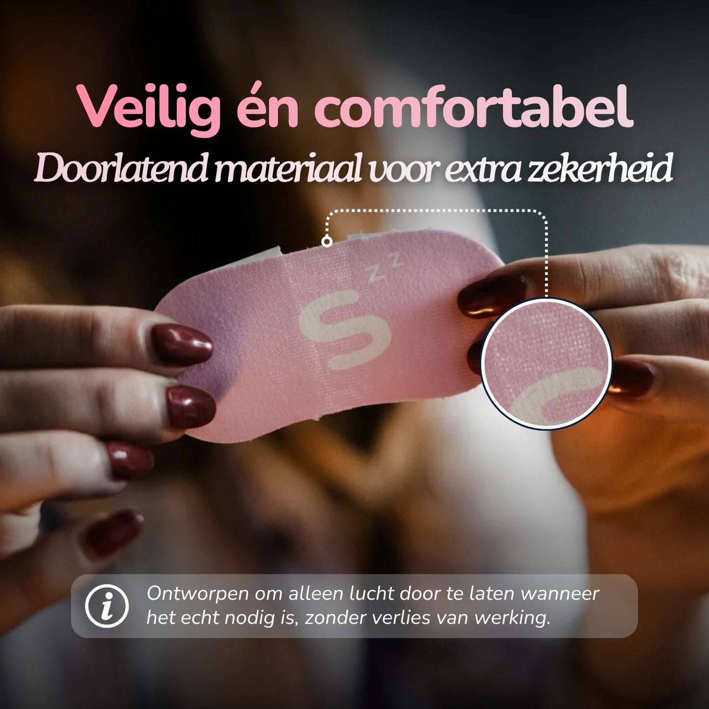 Deep Sleep Duo - Mondtape & Neusstrips - Roze