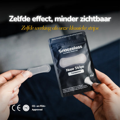 Transparante Neusstrips - Vrij Ademen & Nauwelijks Zichtbaar