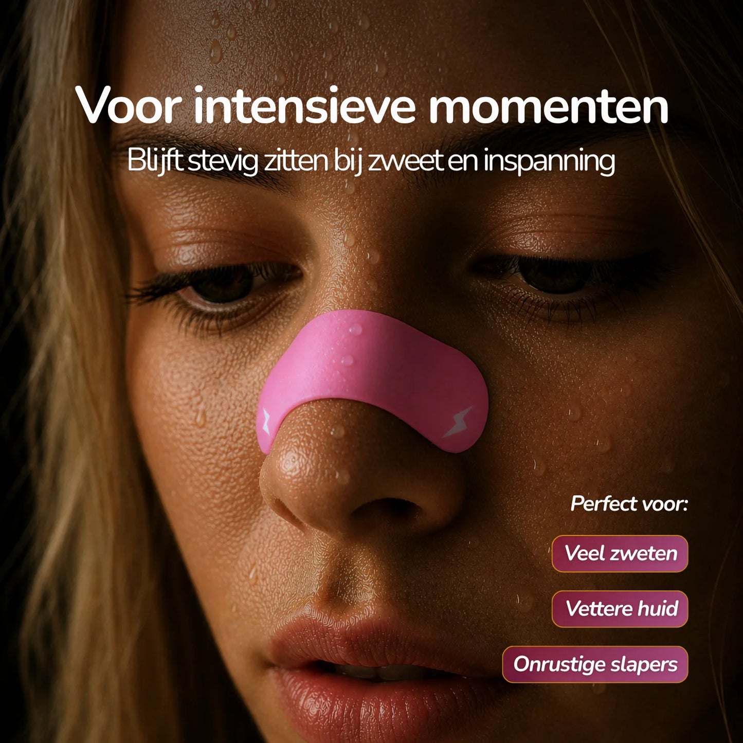 Sport Nasal Strips - Sweat-Resistant | Pink