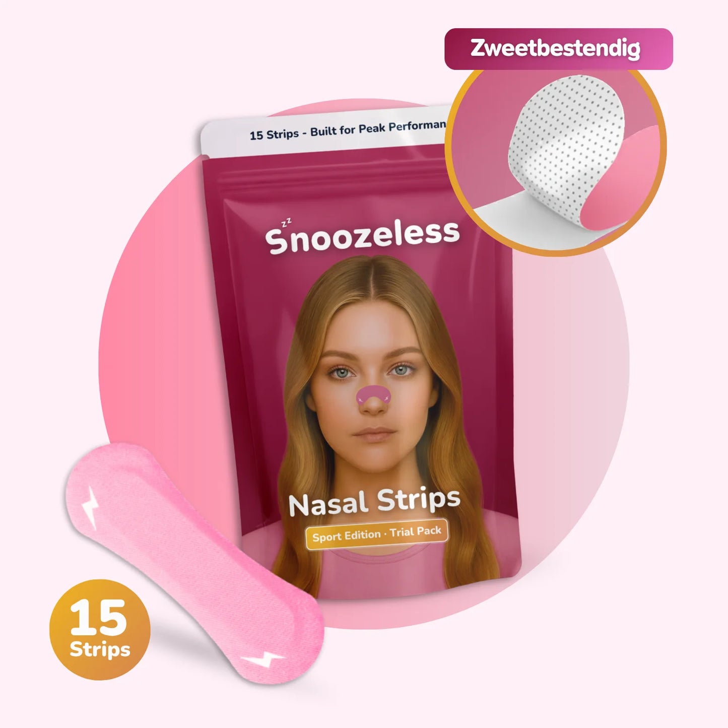 Sport Nose Strips - Entry-Level Model | Pink